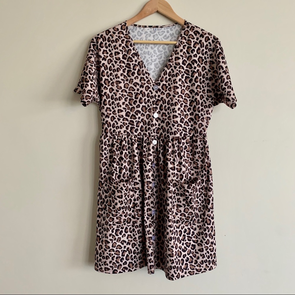 Leopard print dress